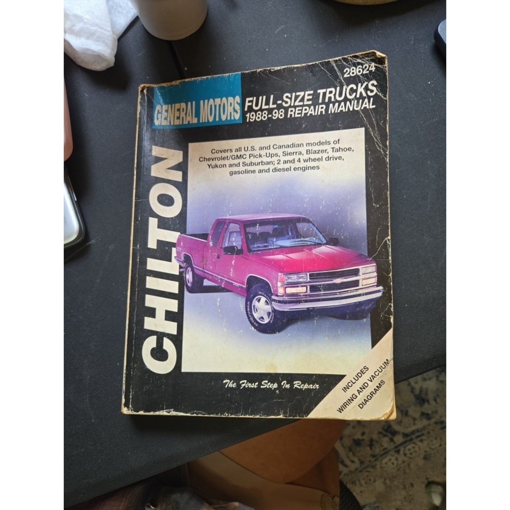 Chilton GM Full Size Truck Repair Manual 1988-1998 Chevy GMC Pickup Tahoe Yukon